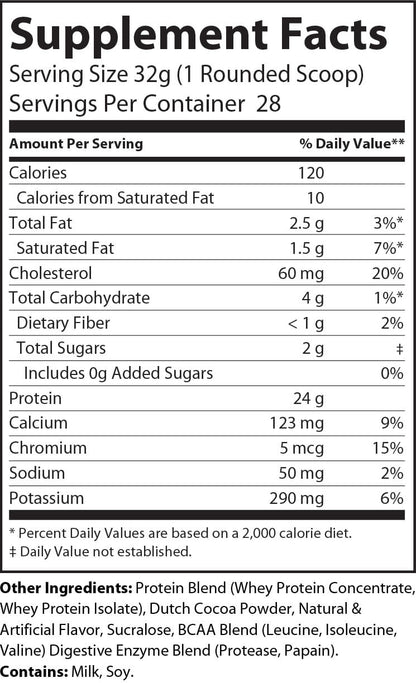 Protein Whey 2lb Chocolate