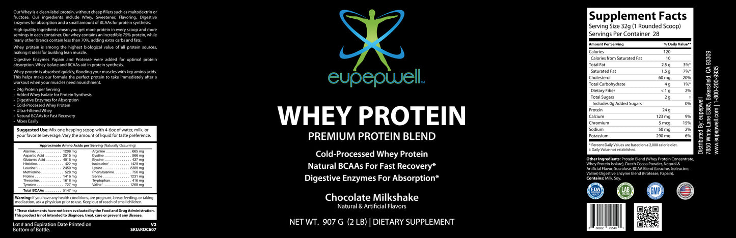 Protein Whey 2lb Chocolate