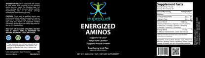 Energized Aminos Raspberry Iced Tea 360g – 40 serv.