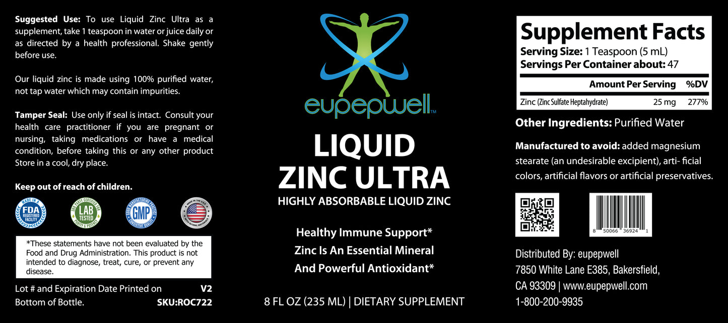 Liquid Zinc Ultra 8 fl oz