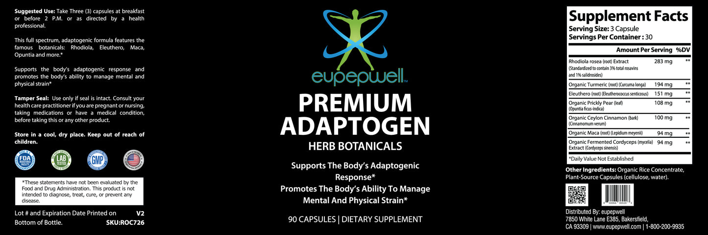 Premium Adaptogen Herb Botanicals