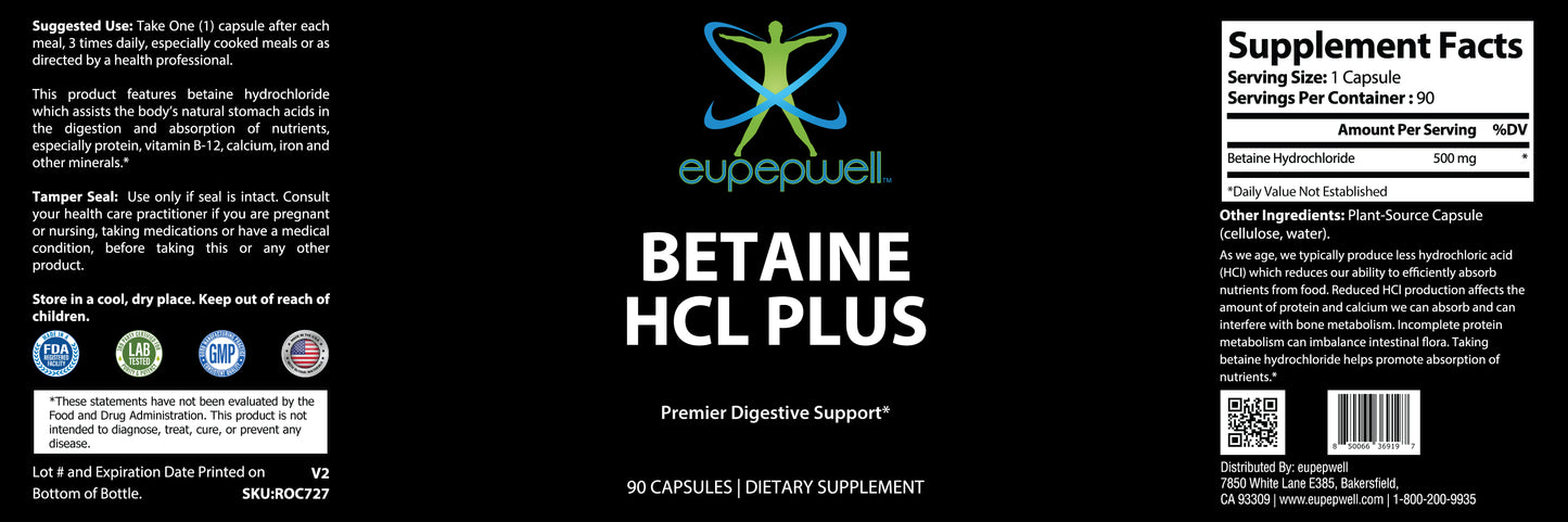 Betaine HCL Plus