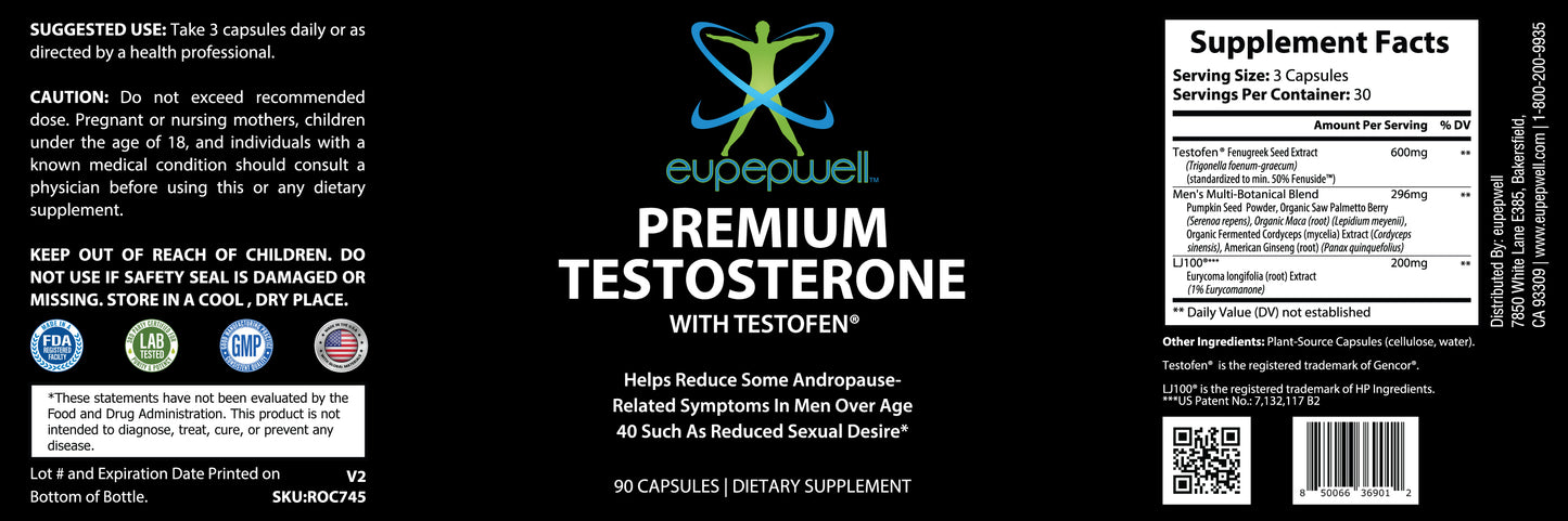 Premium Testosterone w/ Testofen