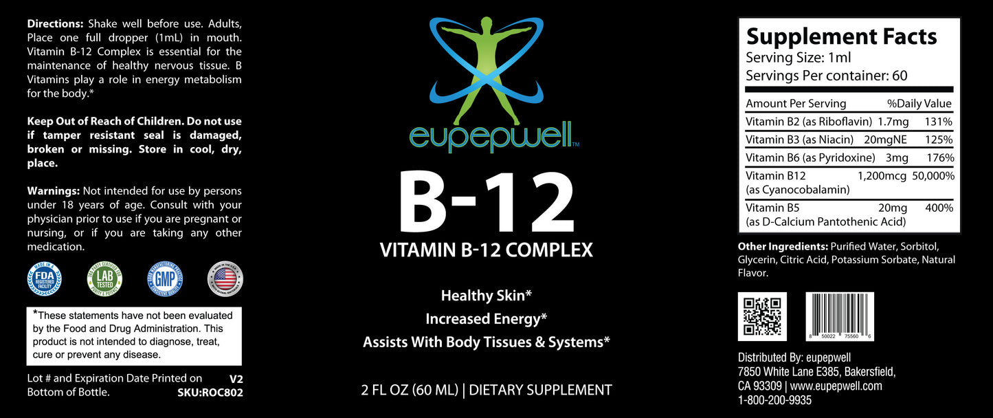 B-12 Drops 2oz