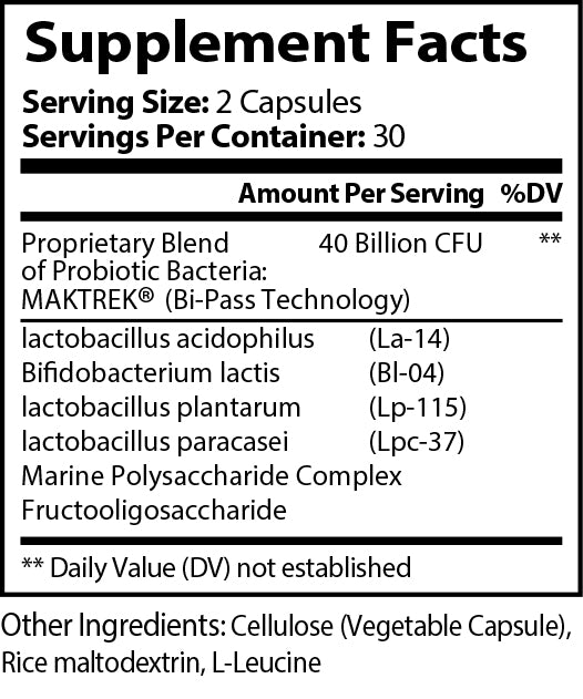 Probiotic – 40 Billion CFU