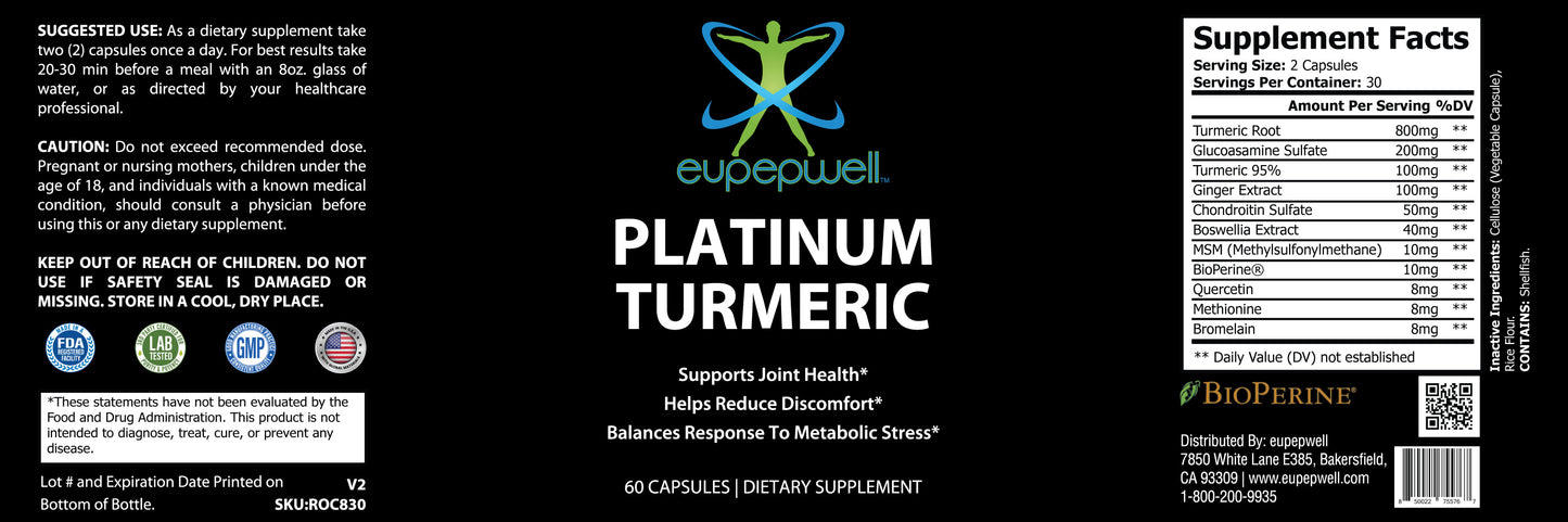 Platinum Turmeric Joint Support Plus