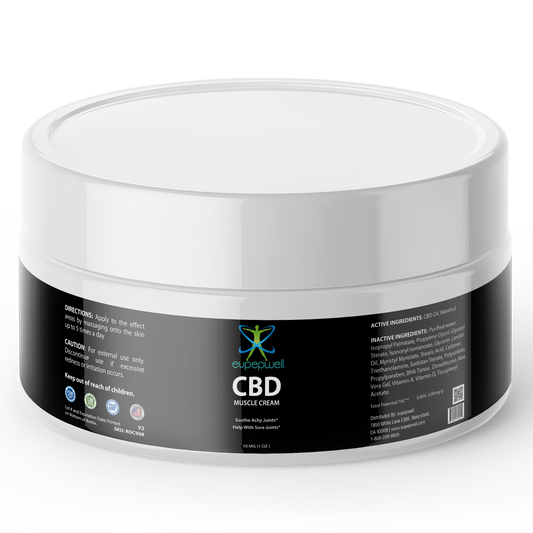 CBD Muscle Cream – Broad Spectrum 10mg (1oz)