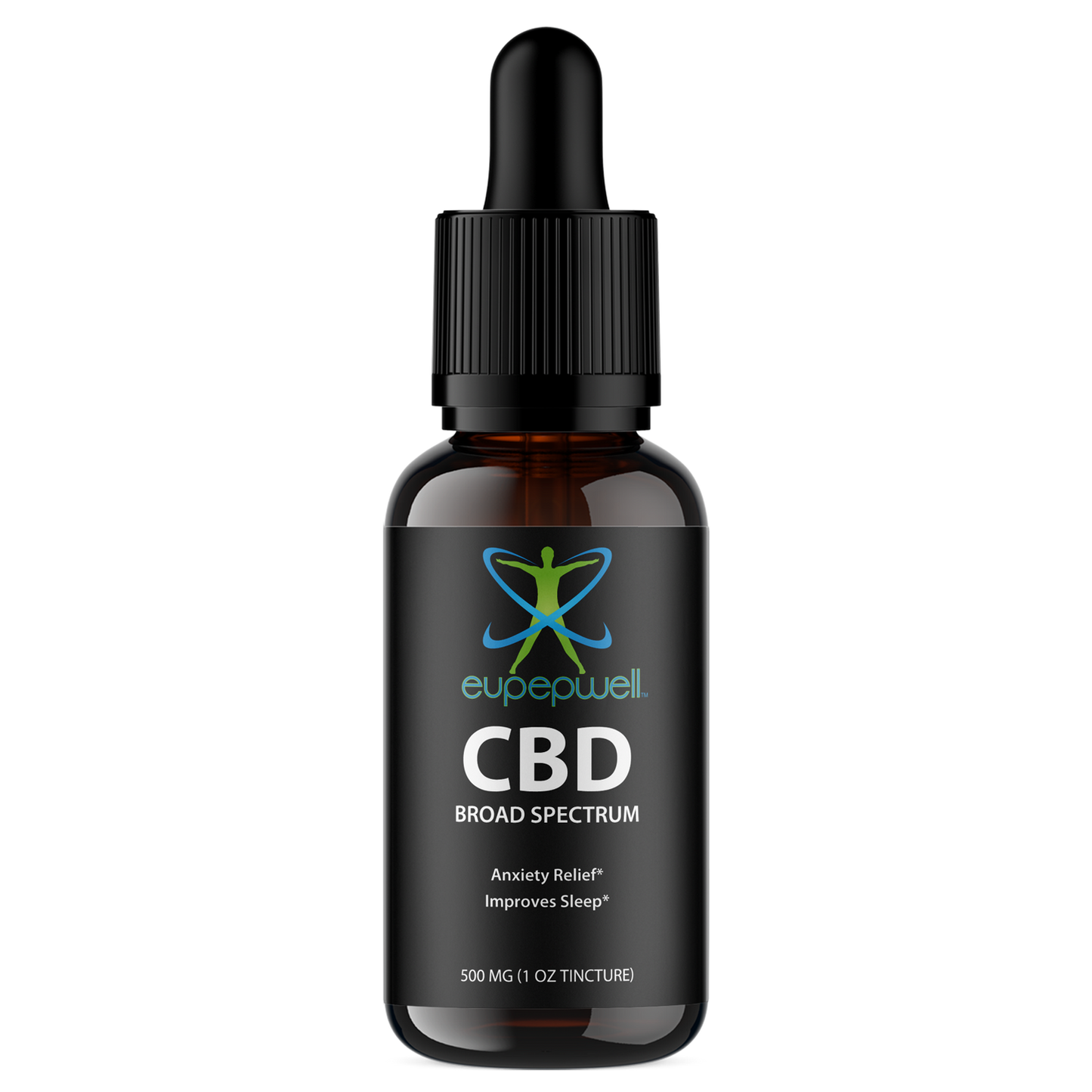 CBD Broad Spectrum (in Hemp Oil) – 500mg (1oz Tincture)