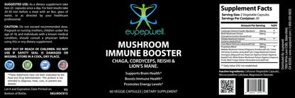 Mushroom Immune Booster Chaga, Cordyceps, Reishi and Lion’s Mane.