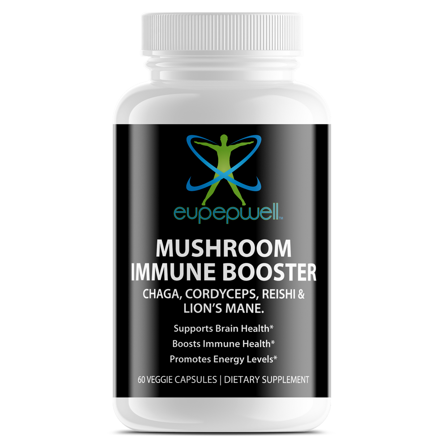 Mushroom Immune Booster Chaga, Cordyceps, Reishi and Lion’s Mane.