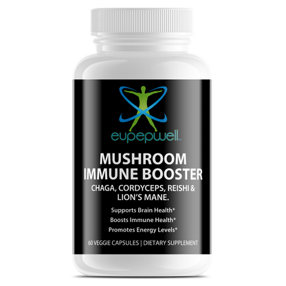 Mushroom Immune Booster Chaga, Cordyceps, Reishi and Lion’s Mane.