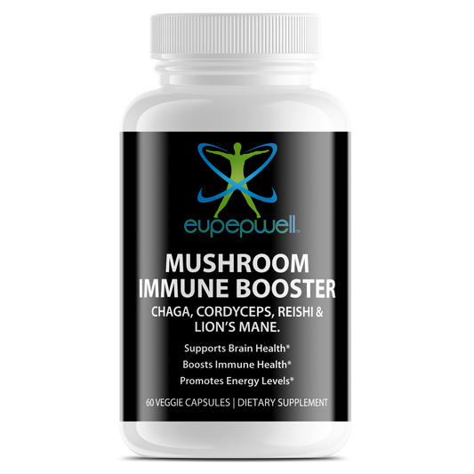 Mushroom Immune Booster Chaga, Cordyceps, Reishi and Lion’s Mane.